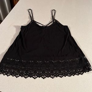 Express lace tank top